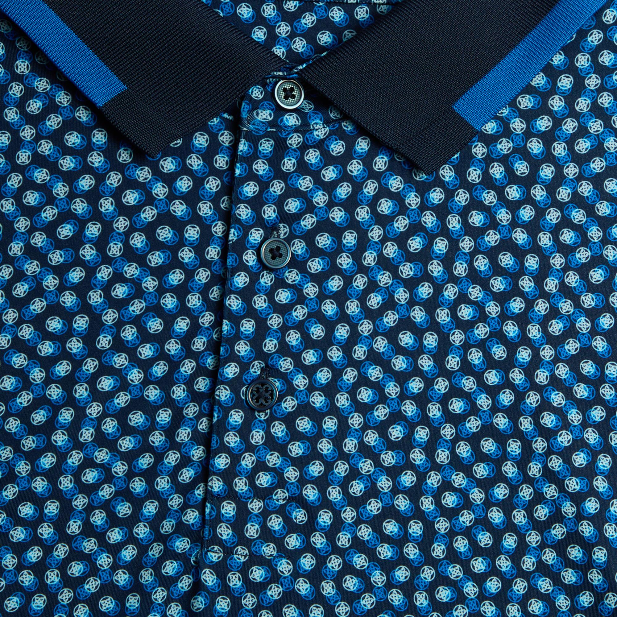 G/FORE 3 G'S Tech Jersey Mens Golf Polo Twilight